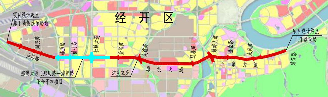 5月27日起南宁轨道交通4号线沿线道路维修整治工程开始