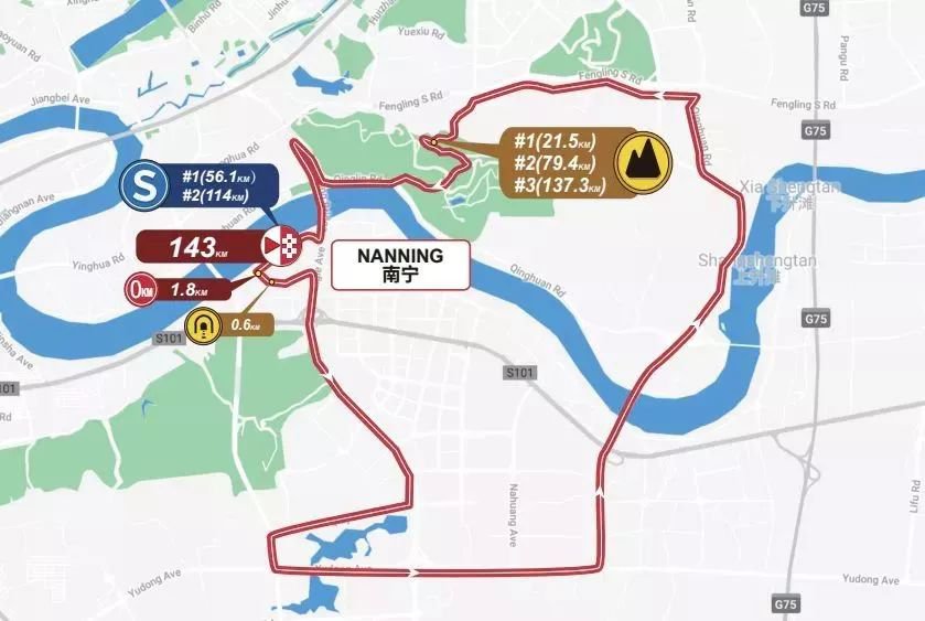 2019环广西自行车巡回赛南宁城市绕圈赛几点开始