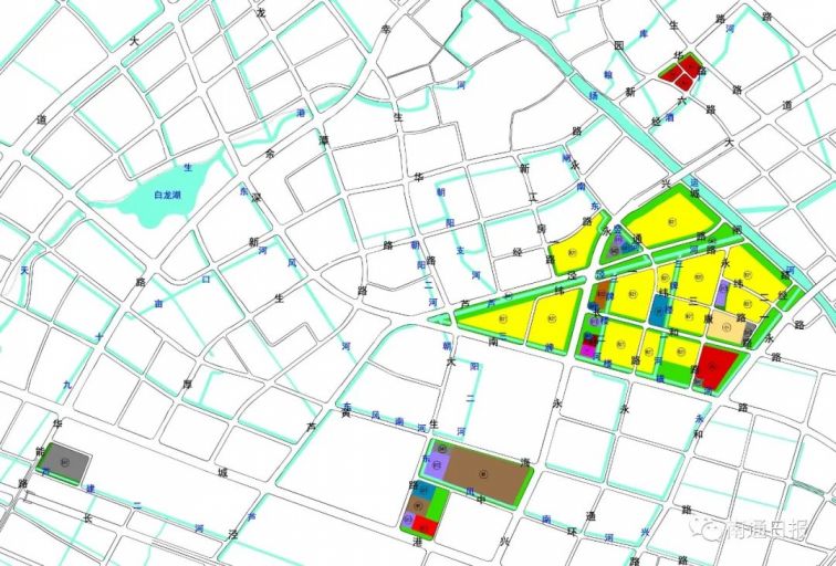 南通港闸区2020年部分用地规划图是怎么样的?- 南通本