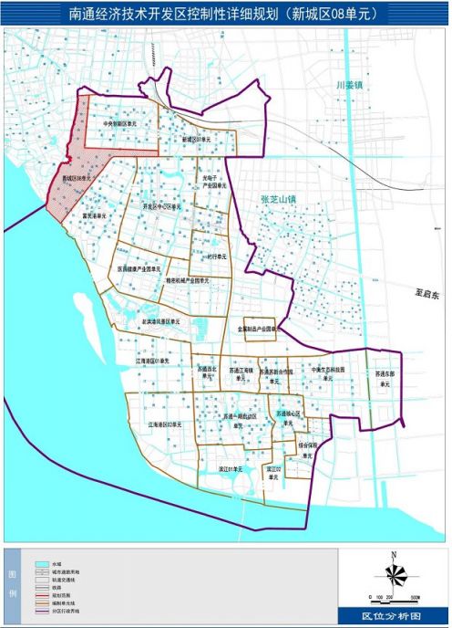 南通经济技术开发区新城区规划调整