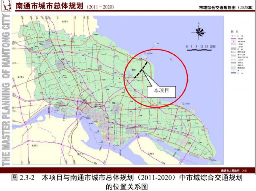 全省规划形成"十五射六纵十横"的高速公路网,洋口港至南通高速公路