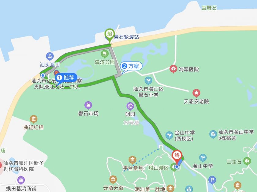 汕头国庆礐石风景名胜区周边堵车吗?