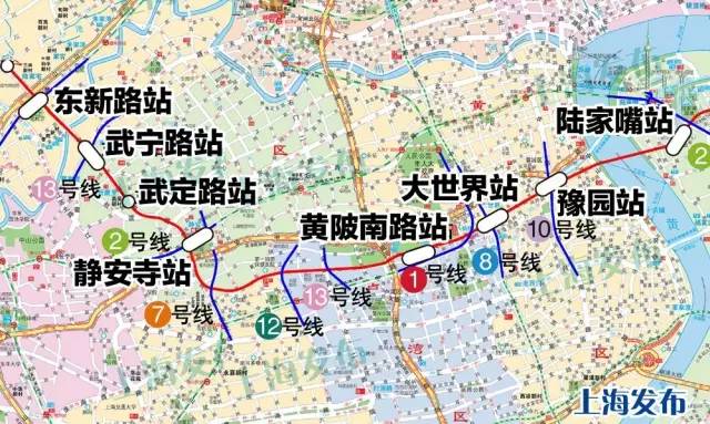 上海地铁14号线8座车站陆续开工 交警公布周边