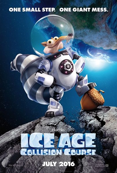 2016年7月上映电影:冰川时代5:星际碰撞
