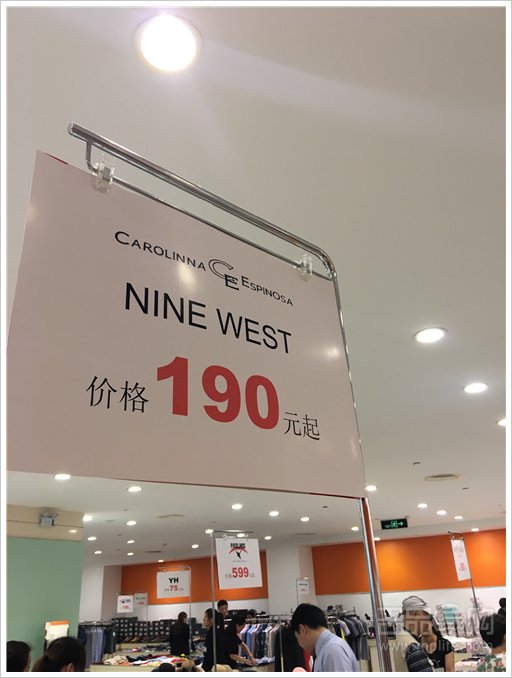 nine west玖熙集团鞋服特卖低至190元起