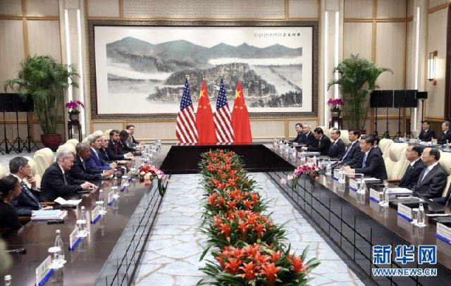 杭州G20峰会习近平与美国总统奥巴马举行会谈