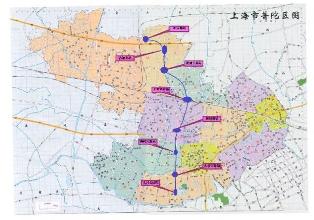 上海普陀区交通五年后规划:两轨交线路 多条快