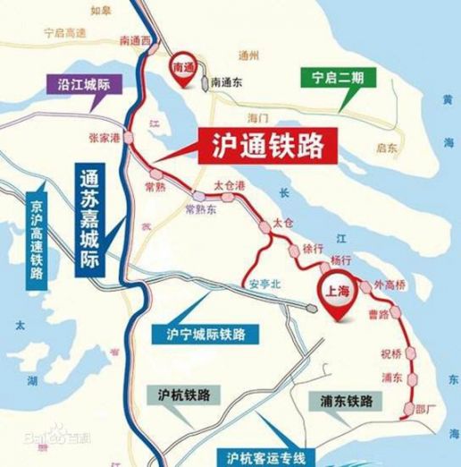 苏南沿江城际铁路开工建设 未来可直达上海浦