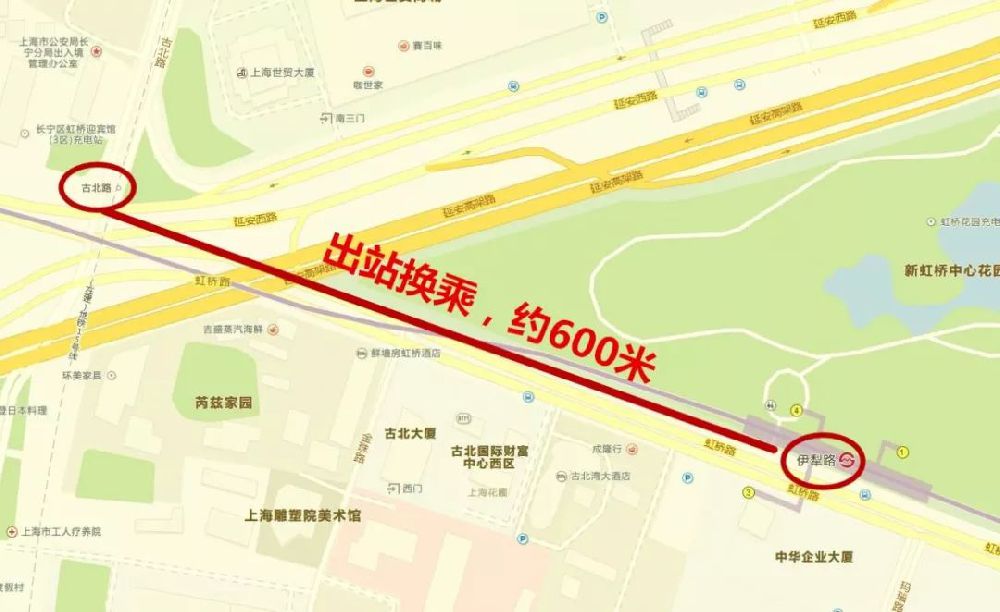 上海地铁15号线古北路站能否与2、10号线同站换乘