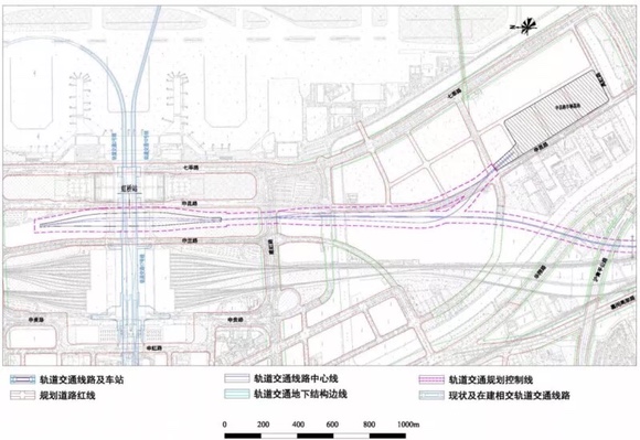 上海地铁机场联络线专项规划公示 途径闵行徐