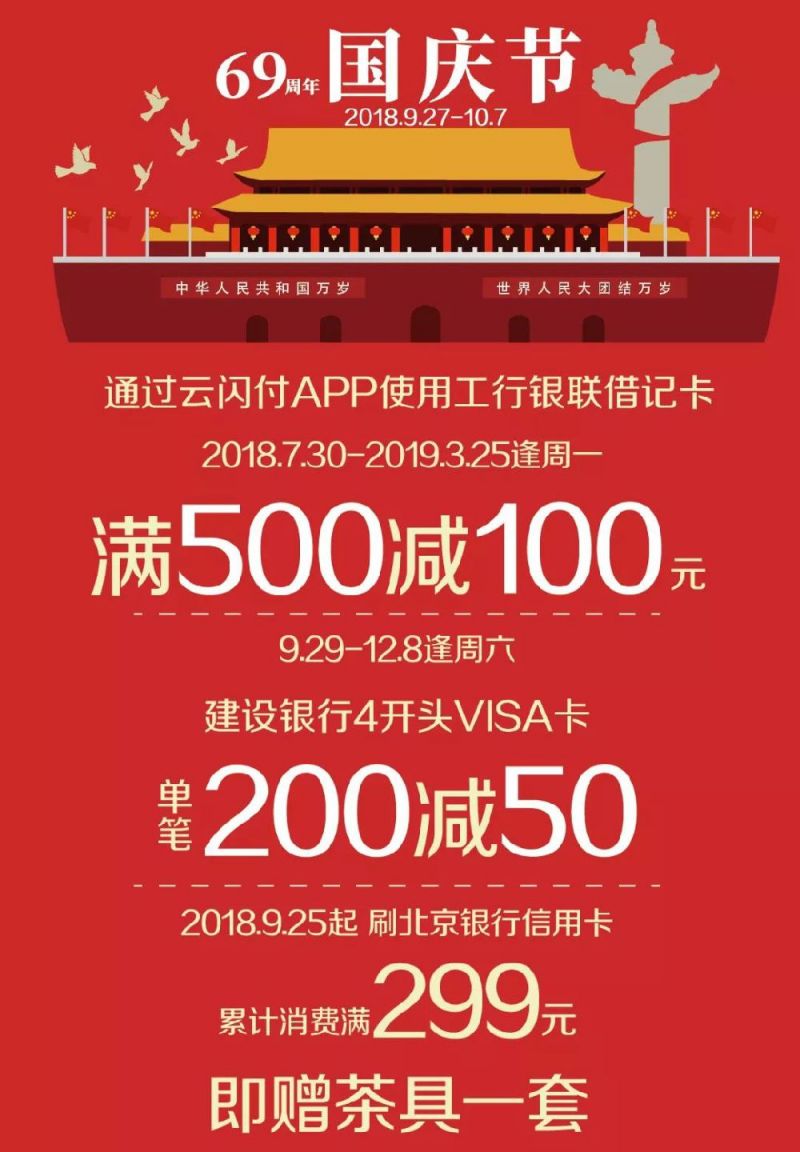 莘庄百盛十周年庆 服装单柜满198减100
