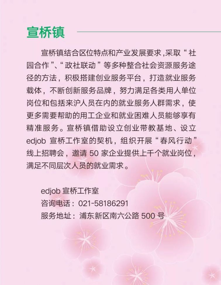 2020浦东新区春风行动线上专场招聘会启动