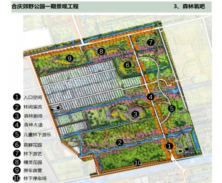 合庆郊野公园最新进展公布一期规划图出炉