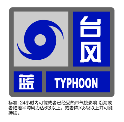 台风玲玲来袭上海发布台风蓝色预警 三预警高挂