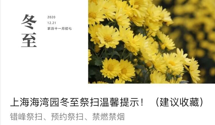 上海海湾园冬至扫墓预约攻略 (附公众号)
