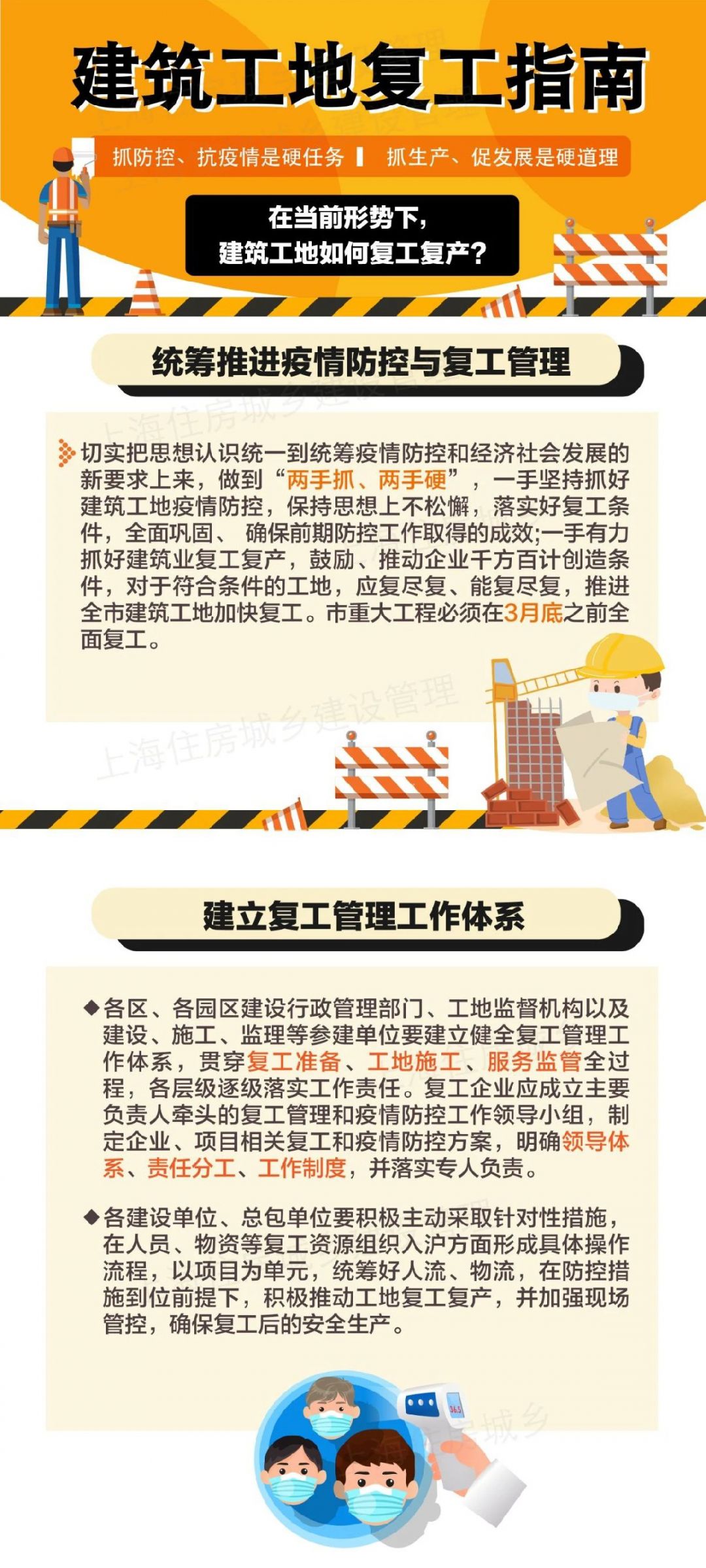 上海超详细建筑工地复工指南发布