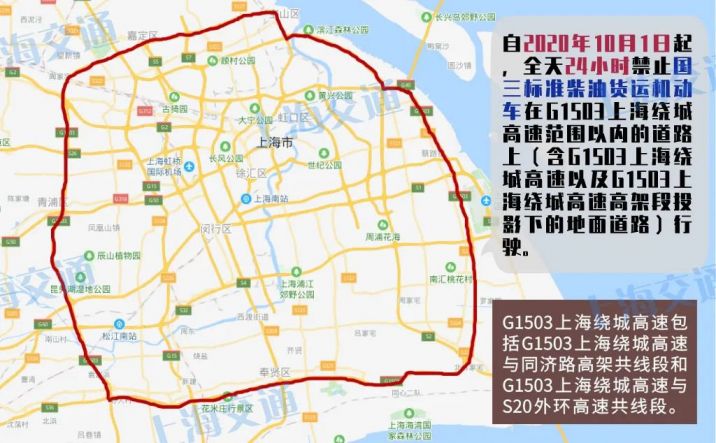 6月1日起 上海全天禁止国三柴油货运机动车行驶