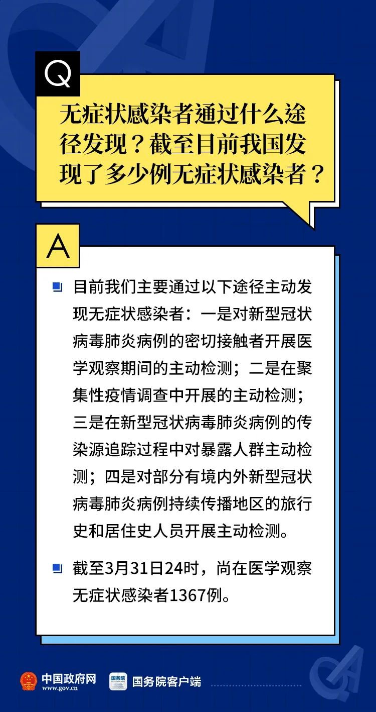 关于无症状感染者的7个权威解答
