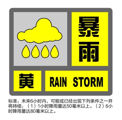 6月15日上海发布暴雨黄色预警