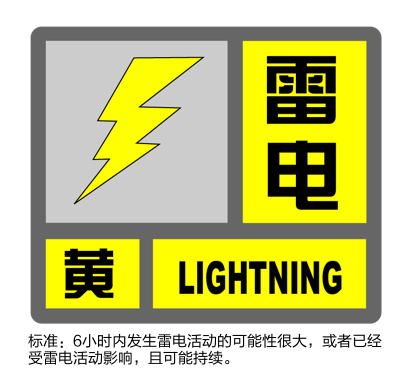 6月15日上海发布暴雨黄色预警