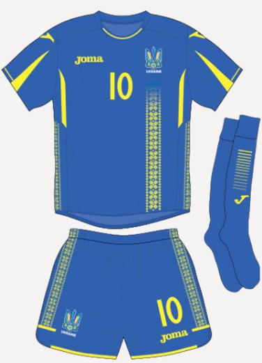 2021欧洲杯乌克兰队球衣