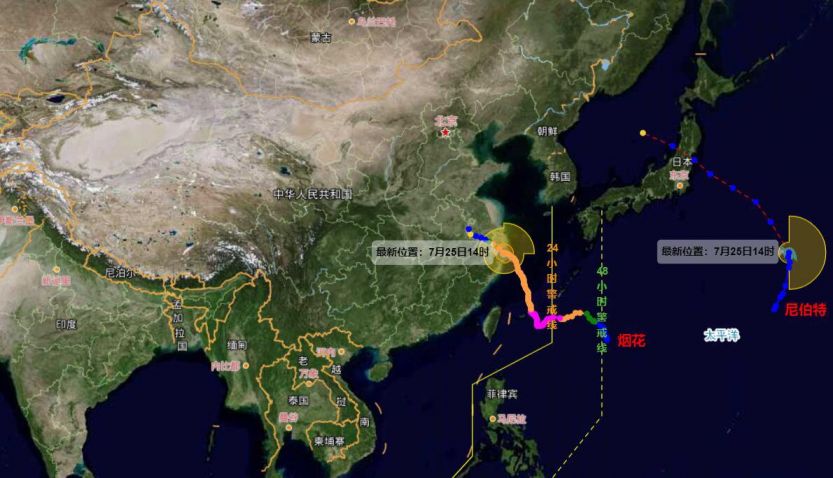 2021台风烟花对上海的影响附实时路径