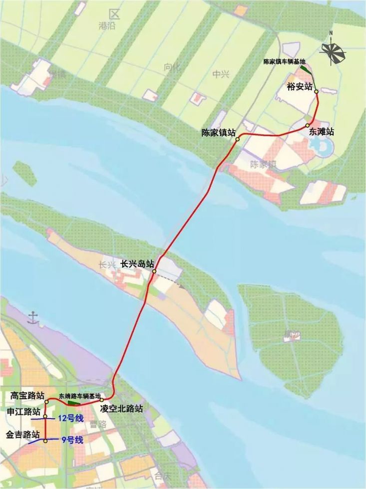 崇明线东滩站12月11日动工 建成后可坐地铁游崇明