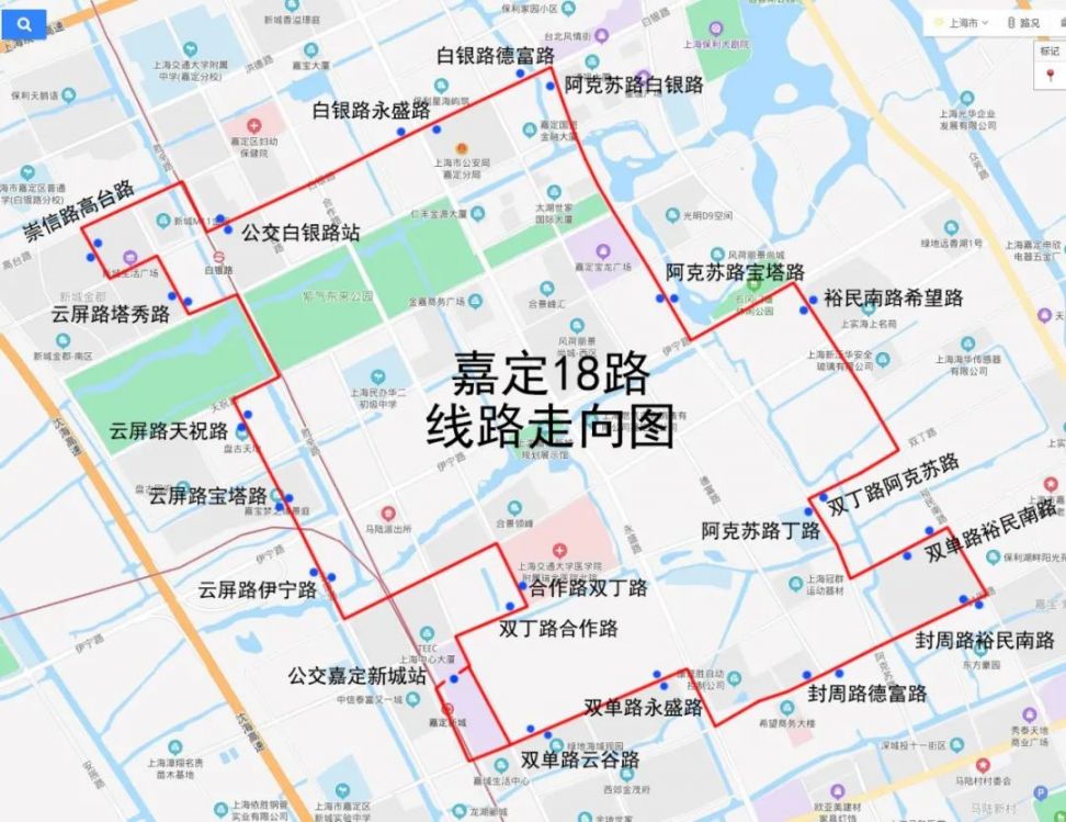 10月24日起上海5条公交线路调整 (附公告)