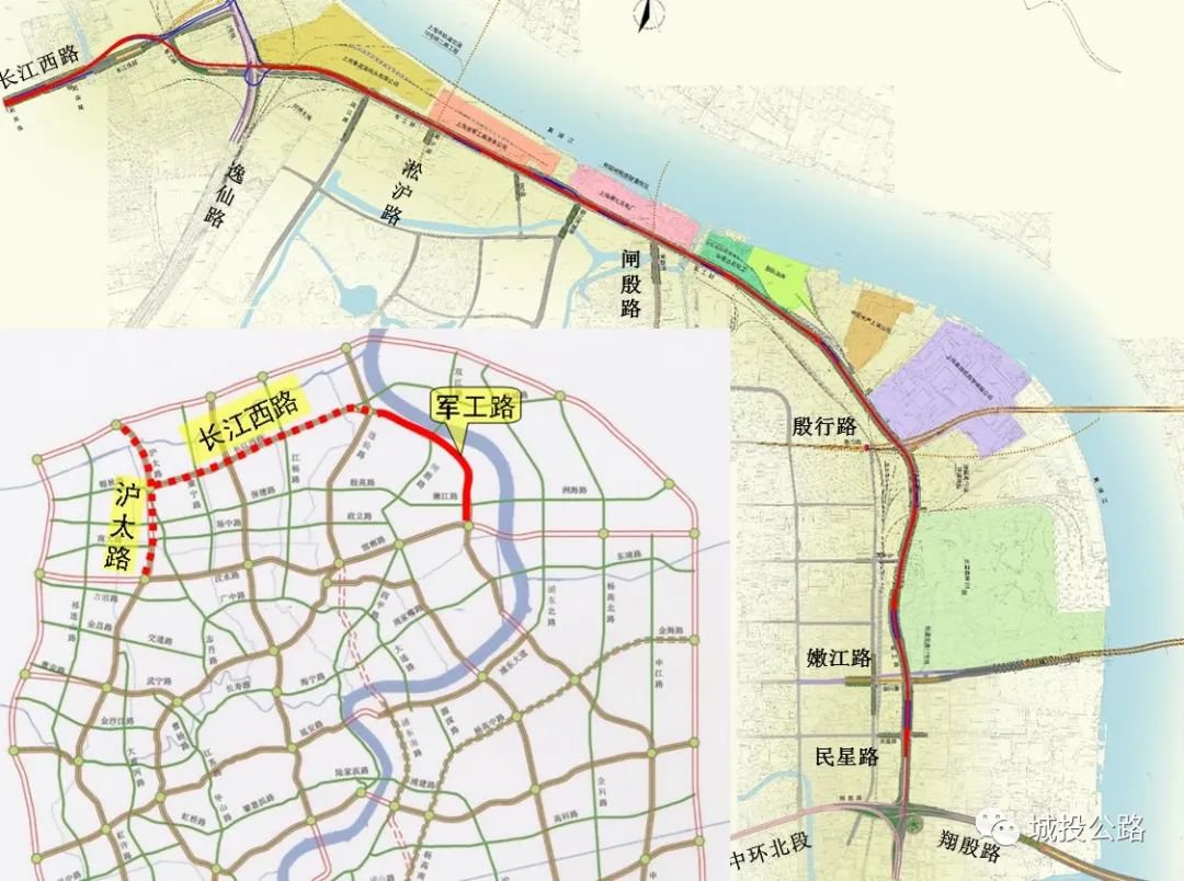 上海军工路快速路新建工程i标段开工