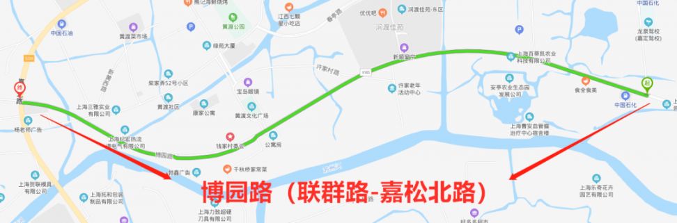 上海嘉定博园路半封闭施工7个月 车辆注意绕行