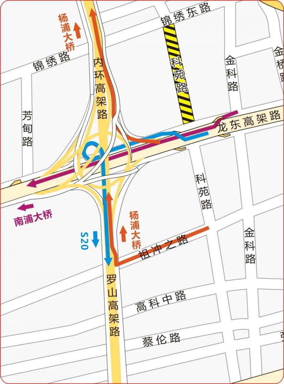 上海龙东大道改建工程主线高架6月30日晚21时通车