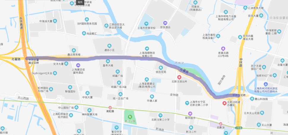 上海北翟路(外环线-中环线)地面道路全面恢复双向通车