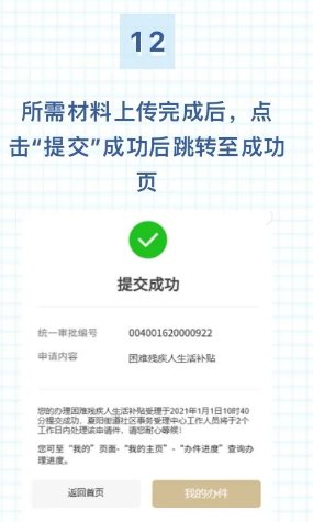 上海困难残疾人生活补贴线上申请流程