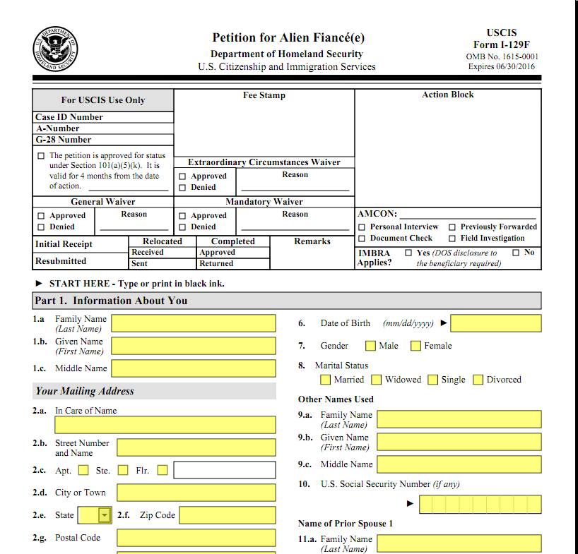 美国《移民与归化法案》(INA)中规定的签证申请条件。