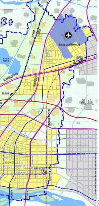 京石城际铁路规划图