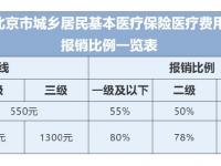 2024年北京市城乡居民医保报销比例