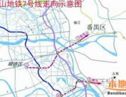 佛山地铁7号线线路图