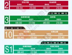 2026南京地铁首末班时间表（新）