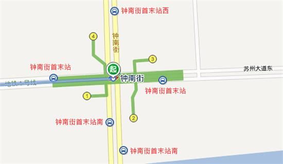 苏州钟南街地铁站出口及周边信息