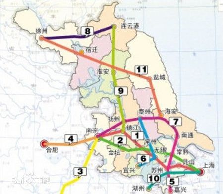 沿江城际铁路规划图- 苏州本地宝