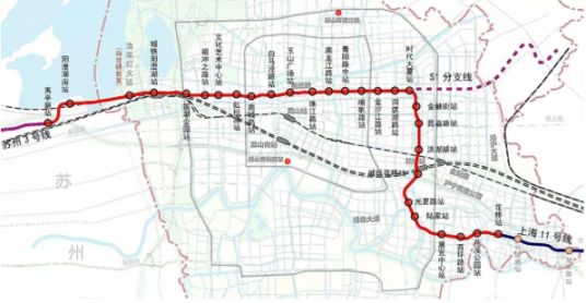 苏州地铁s1号线最新消息（站点+线路图+开通时间）