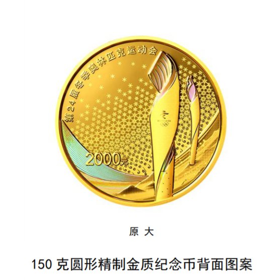 2022冬奥会金银纪念币图案说明/图案样式