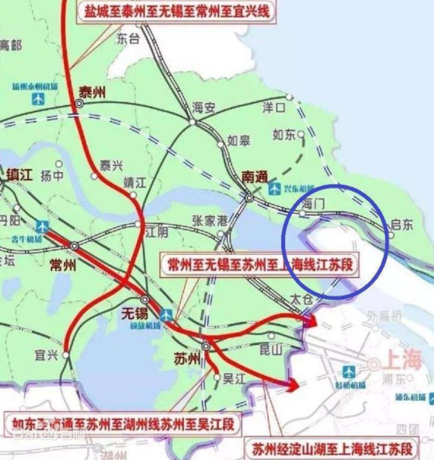 2020江苏省铁路建设规划苏州段