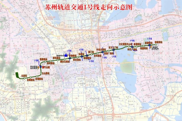 苏州地铁5号线换乘指南(附图)