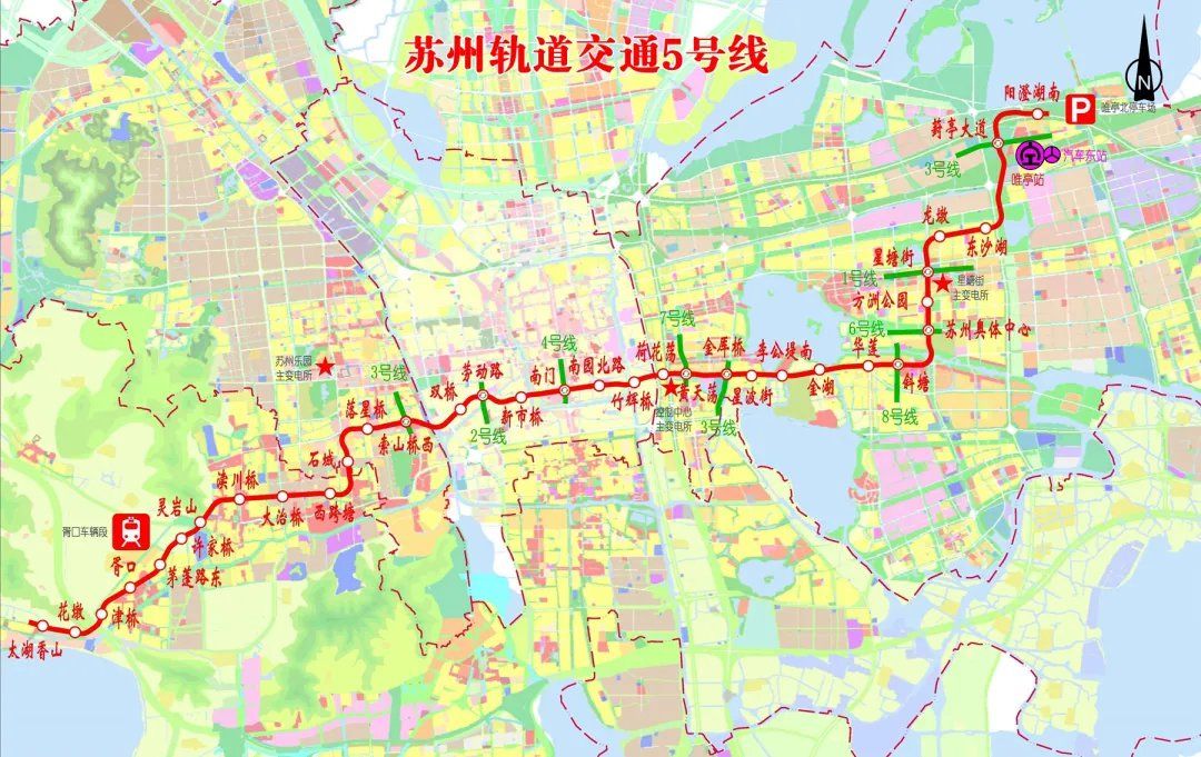 苏州地铁5号线线路图