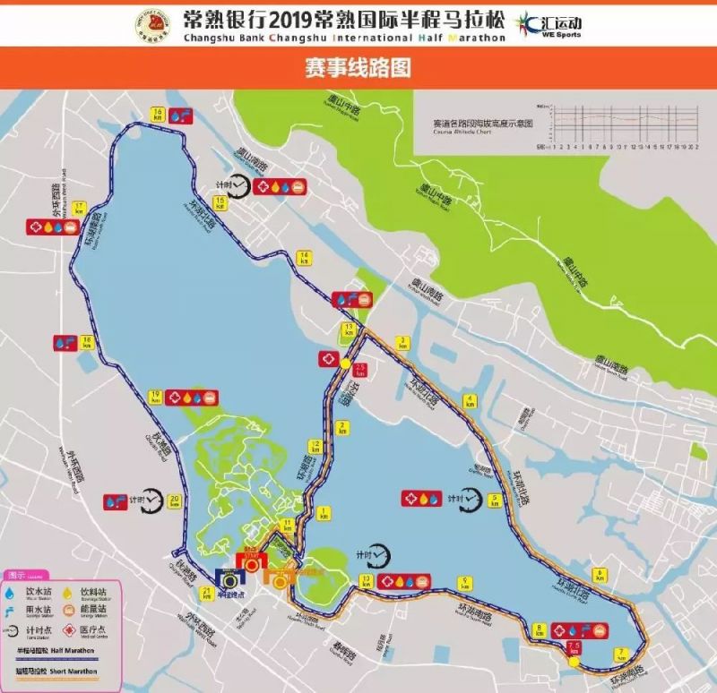 2019常熟半马赛道探秘（附路线图）