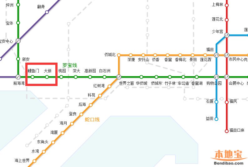 深圳西站附近地铁站有哪些？（附地图）