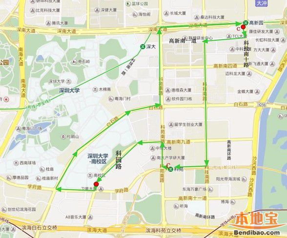 深圳双创周公交线路调整情况（绕行+站点+接驳线）