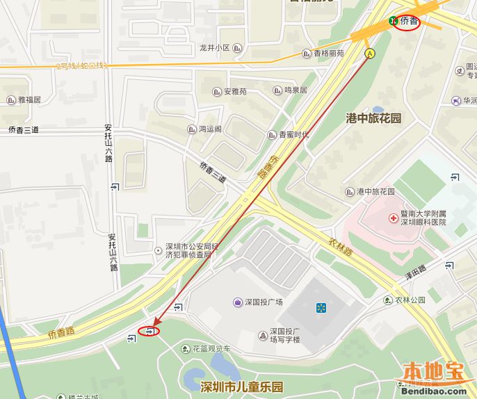 深圳市儿童乐园坐地铁怎么去(位置 地铁站)