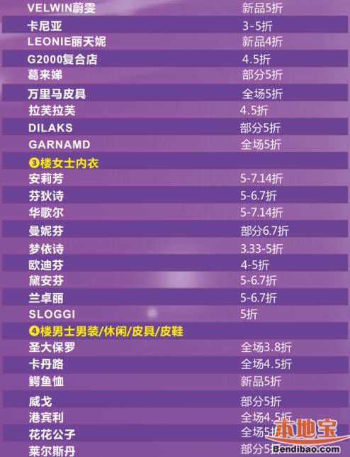 2016太阳百货店庆攻略!品牌折扣合集(至10.31)